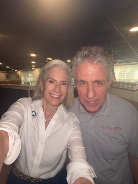 Danielle Gladding and Michael Garey at The Lazy Lobster