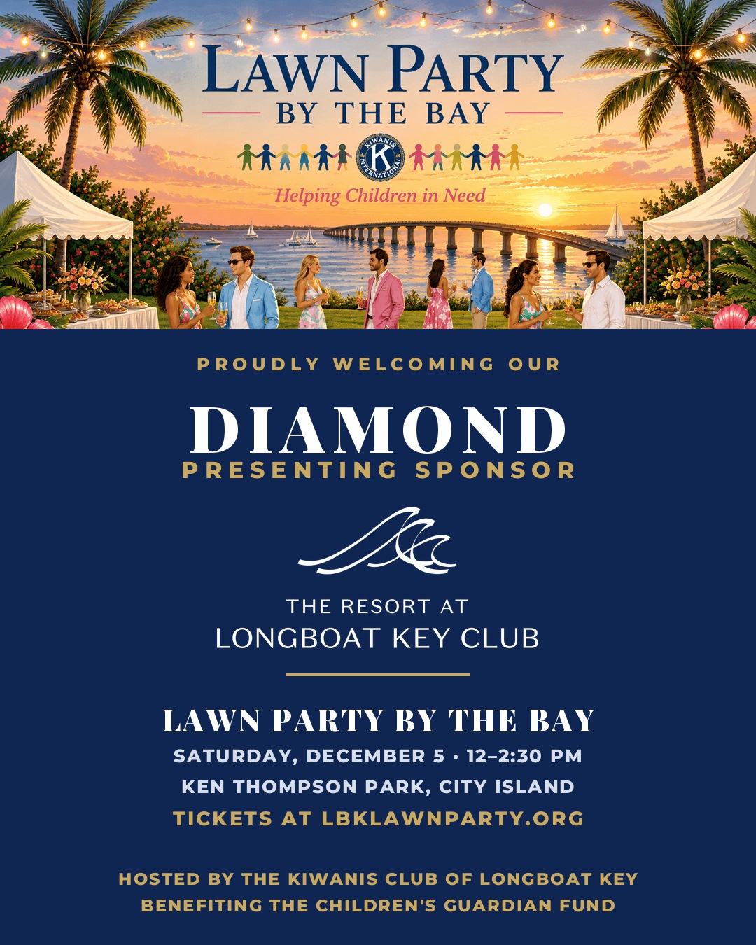 The Resort at Longboat Key Club, Diamond Presenting Sponsor of the 2026 Lawn Party by the Bay
